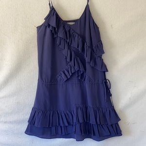 Silk Ruffle Dress